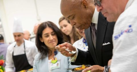 Mayor Eric Adams at Culinary Center